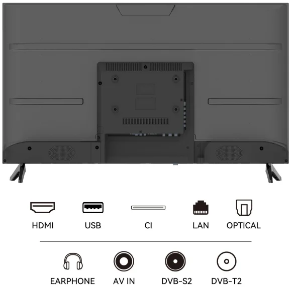 Телевизор 43" Yasin 43CU7000 LED Full HD Black купить,NaN