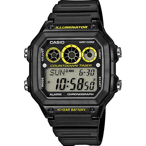 Часы мужские Casio AE-1300WH-1AVDF черные