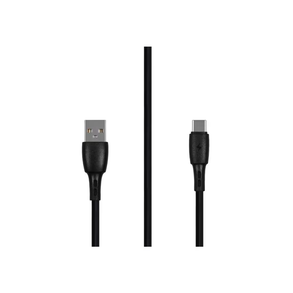 Кабель Carmega USB-USB Type C CAR-C-AC1M-BK 1м черный