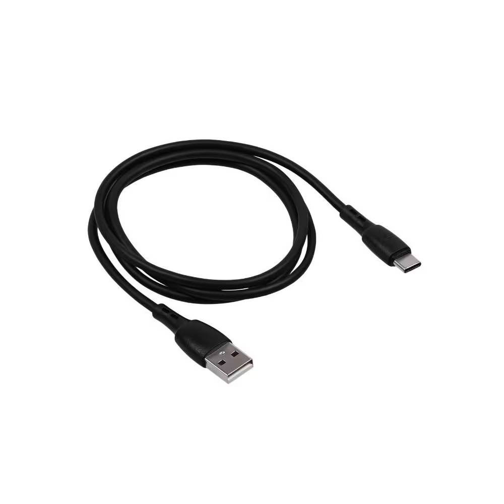 Кабель Carmega USB-USB Type C CAR-C-AC1M-BK 1м черный