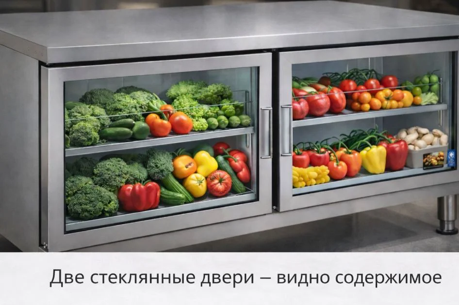 Морозильный стол Almagreen PLR-18B2 серый купить,NaN