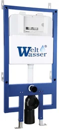 Инсталляция комплект WeltWasser BG54522 BAMBERG 545 + GELBACH 043 GL-WT + BAMBERG BL белый