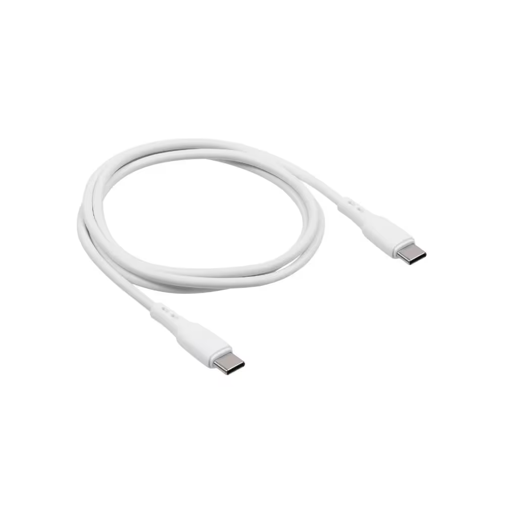 Кабель Carmega USB Type C-USB Type C CAR-C-CC2M-WH 2м белый