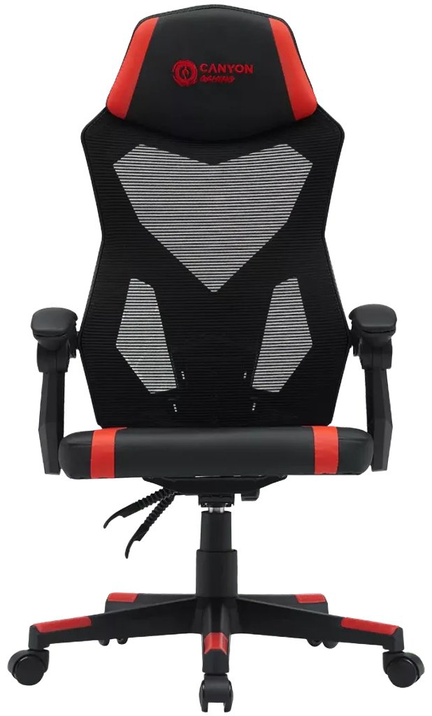 Игровое кресло Canyon CNE-MCH01R, черный, красный - ForteMarket Игровое кресло Canyon CNE-MCH01R, черный, красный купить,49990