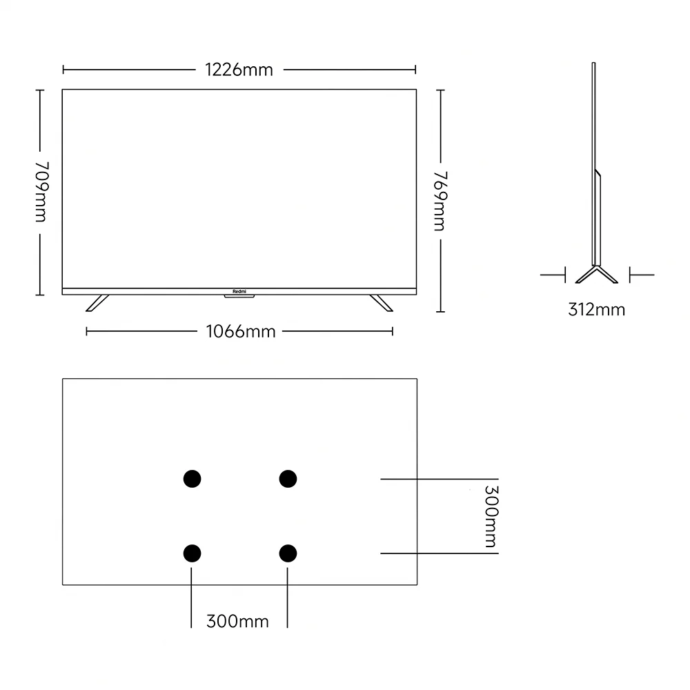 Телевизор 55" (140 см) Xiaomi S 2026 L55MC-SRU Mini LED QLED Black купить,289990