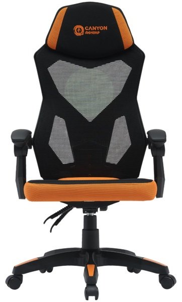 Игровое кресло Canyon CNE-MCH02, черный, оранжевый