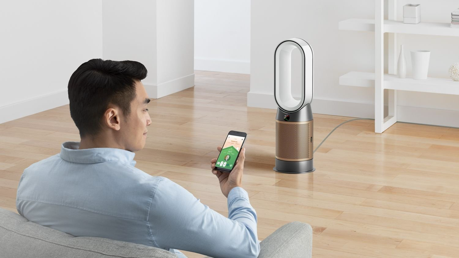 Очиститель воздуха Dyson Purifier Hot+Cool HP09 Formaldahyd White Gold купить,NaN