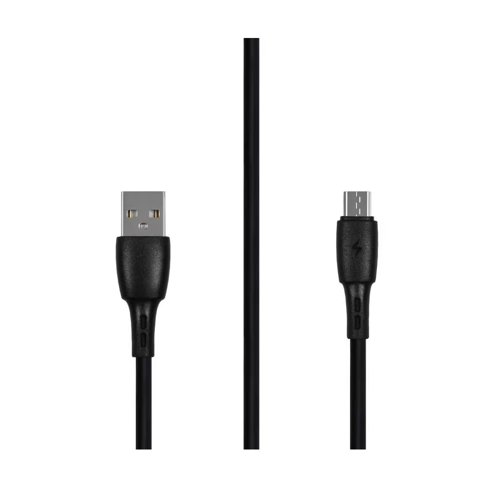 Кабель Carmega USB-microUSB CAR-C-MIC2M-BK 2м черный