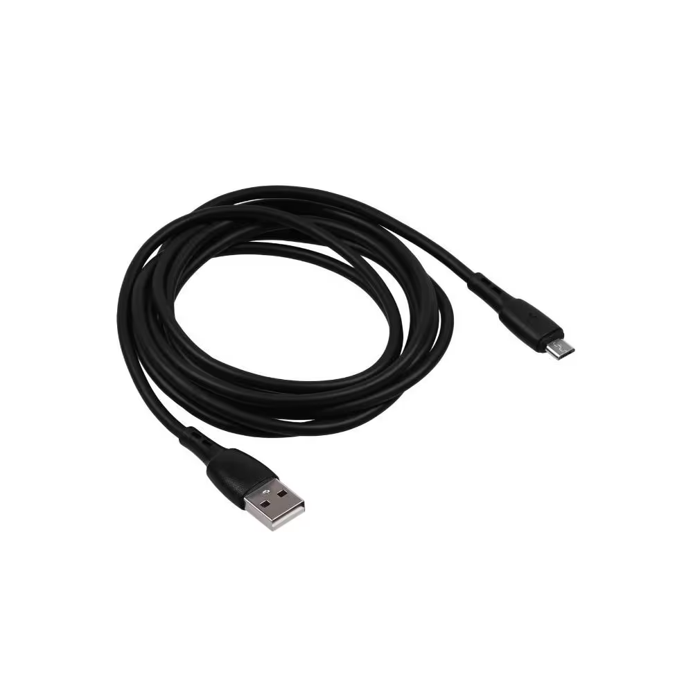 Кабель Carmega USB-microUSB CAR-C-MIC2M-BK 2м черный
