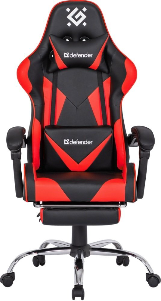 Игровое кресло Defender Pilot 64354, черный, красный купить,69990
