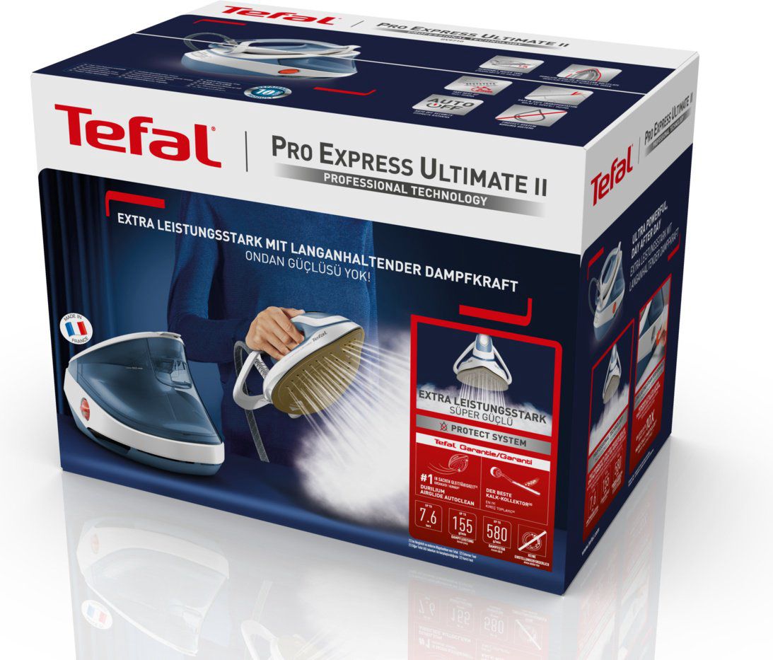 Парогенератор Tefal Pro Express Ultimate II GV9710E0 голубой купить,229990