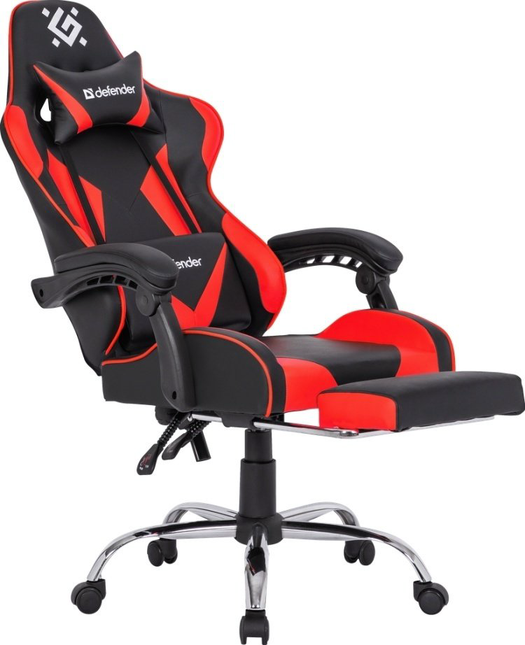 Игровое кресло Defender Pilot 64354, черный, красный купить,69990