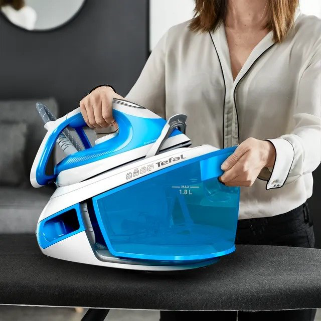 Парогенератор Tefal Express Airglide SV8002E0 белый, голубой купить,NaN