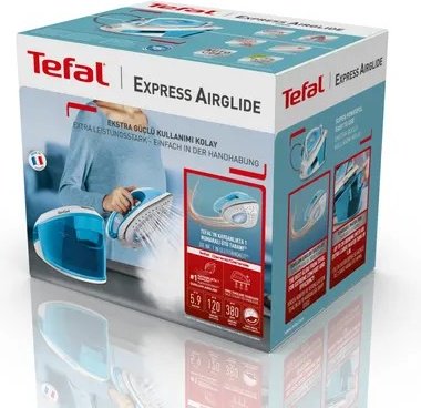 Парогенератор Tefal Express Airglide SV8002E0 белый, голубой - ForteMarket Парогенератор Tefal Express Airglide SV8002E0 белый, голубой купить,0