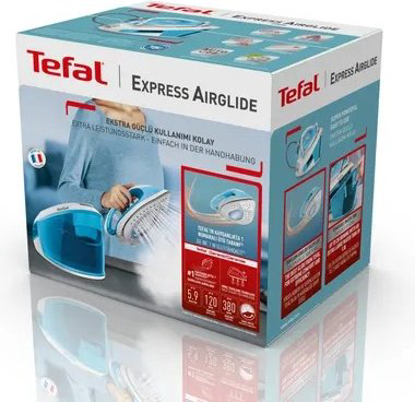 Парогенератор Tefal Express Airglide SV8002E0 белый, голубой купить,NaN