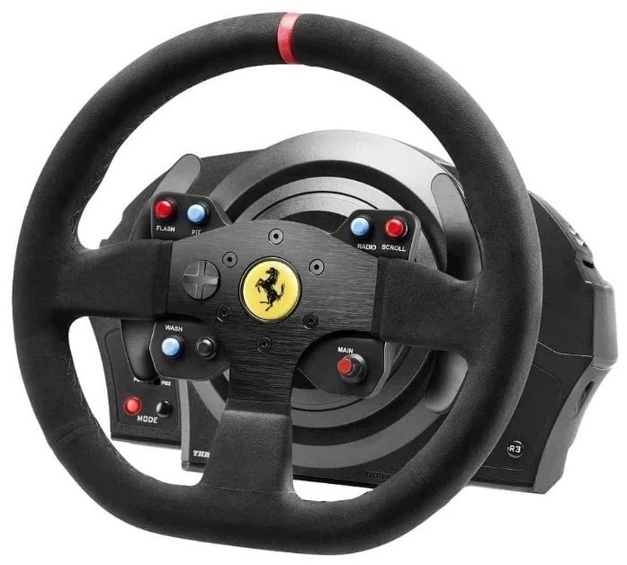Игровой контроллер Thrustmaster T300 Ferrari Integral Racing Wheel Alcantara Edition черный