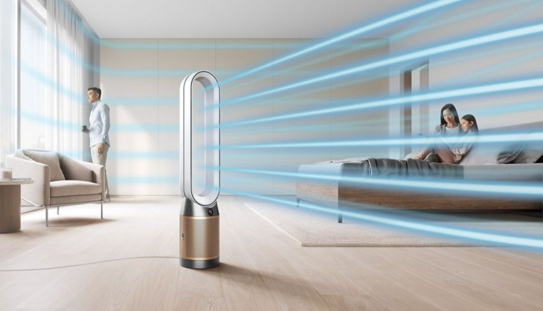 Очиститель воздуха Dyson Purifier Cool Formaldehyde TP09 золотистый купить,0