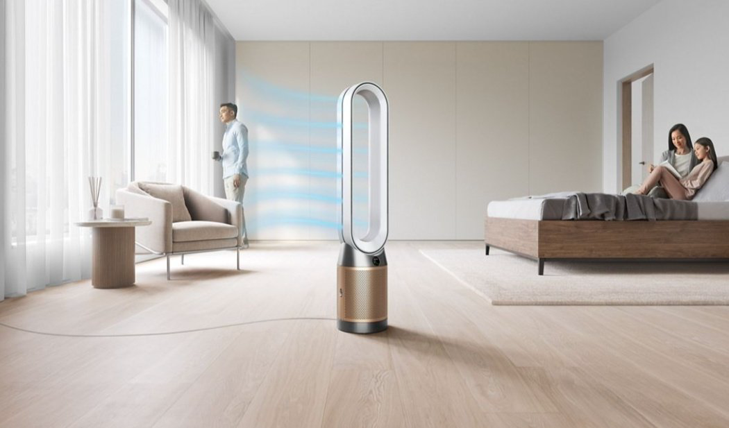Очиститель воздуха Dyson Purifier Cool Formaldehyde TP09 золотистый купить,NaN