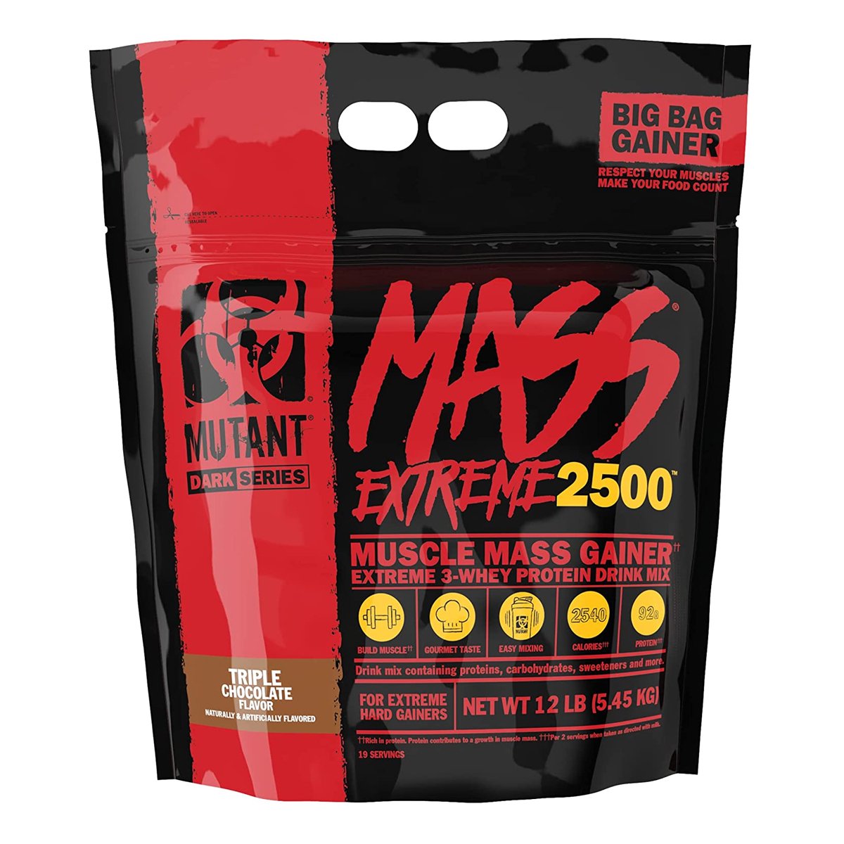 Гейнер Mutant Mass Extreme 2500 шоколад 5,45кг