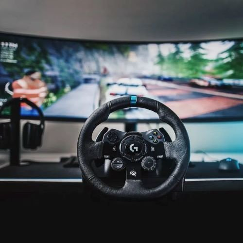 Игровой контроллер Logitech G923 черный купить,179900