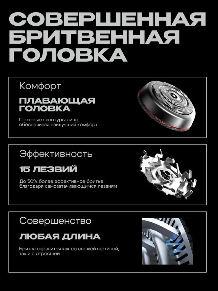 Электробритва METZ Camerist MZDF013 роторная от аккумулятора купить,NaN