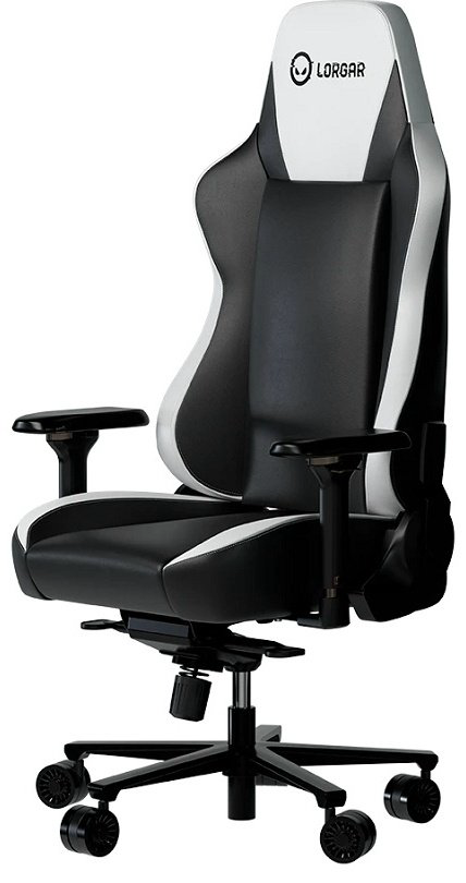 Игровое кресло Lorgar Base 311, черный, белый купить,NaN