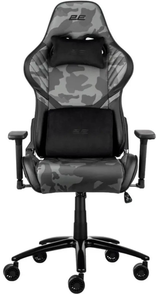 Игровое кресло 2E 2E-GC-HIB-BK, черный, хаки купить,NaN