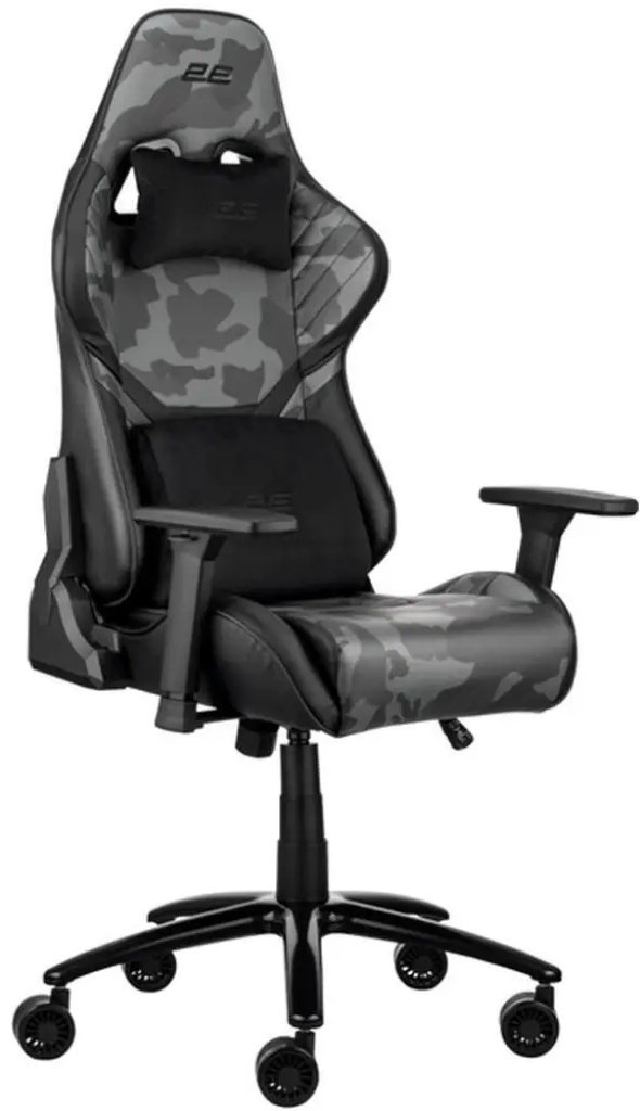 Игровое кресло 2E 2E-GC-HIB-BK, черный, хаки купить,NaN