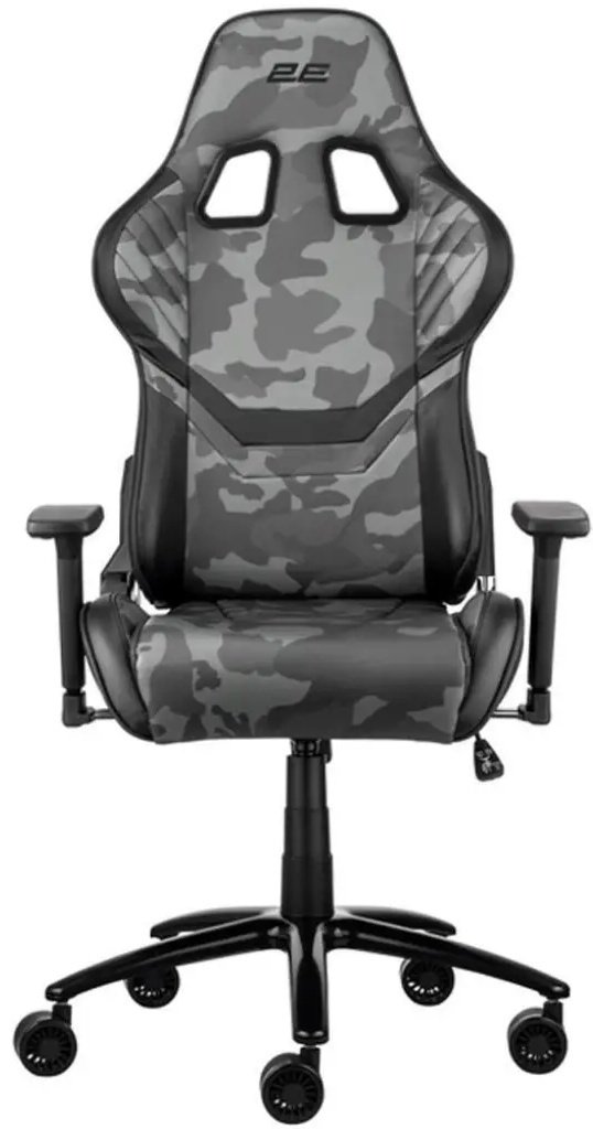 Игровое кресло 2E 2E-GC-HIB-BK, черный, хаки купить,0