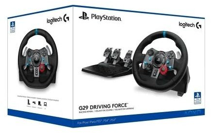 Игровой контроллер Logitech G29 Driving Force Racing Wheel черный купить,143373
