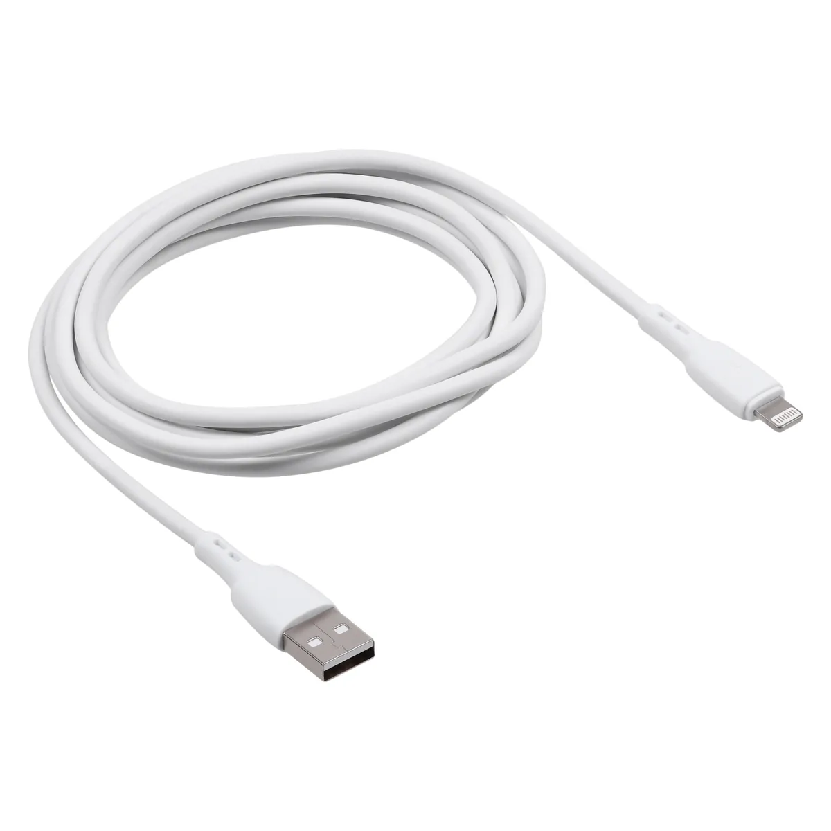 Кабель Carmega USB-Lightning CAR-C-AL2M-WH 2м белый купить,2390