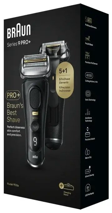 Электробритва Braun S9 Pro 9510s сеточная от аккумулятора купить,NaN