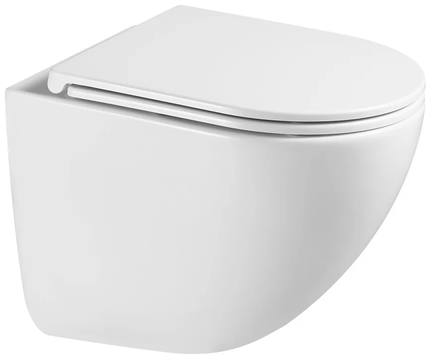 Унитаз ABBER Bequem AC1131TC с инсталляцией AC0105 и кнопкой AC0120 хром глянцевый