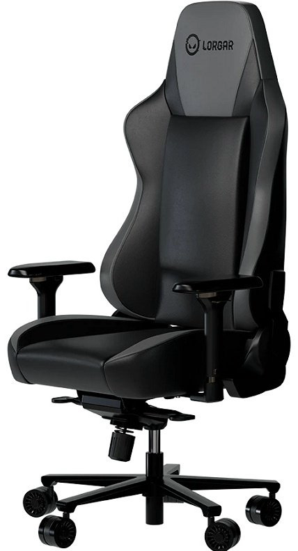 Игровое кресло Lorgar Base 311, черный, серый купить,NaN