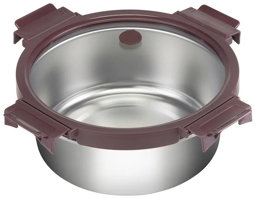 Smart Solutions ланч-бокс SFE-SS-LB-ST-GLS-PL-1.5 1 шт, нержавеющая сталь