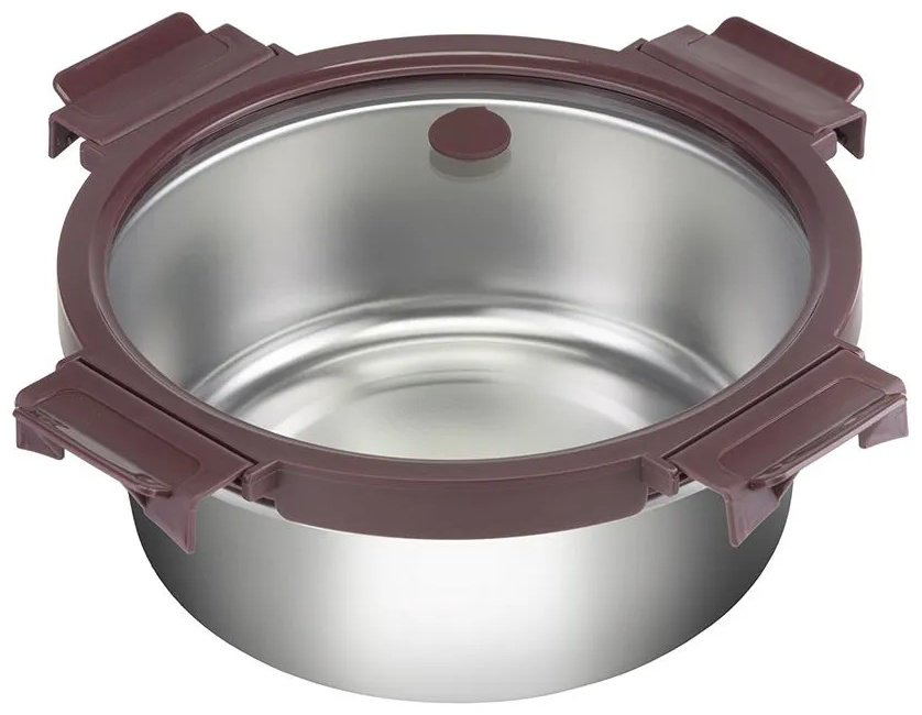 Smart Solutions ланч-бокс SFE-SS-LB-ST-GLS-PL-1.5 1 шт, нержавеющая сталь купить,NaN