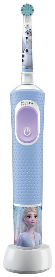 Электрическая щетка Oral-B ультразвуковая Vitality Pro Kids детская Холодное Сердце щетина экстра-мягкая купить,0