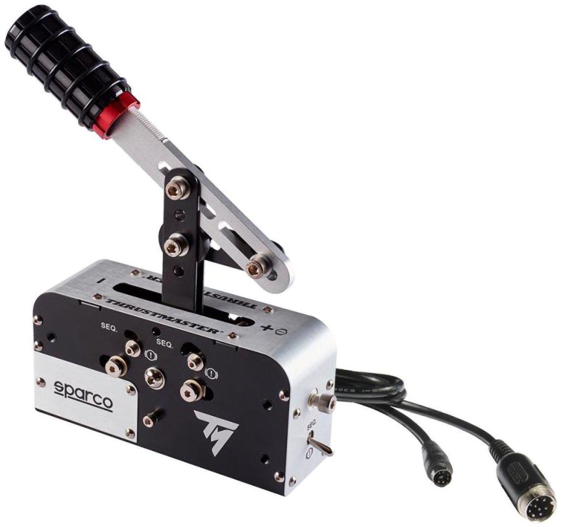 Игровой контроллер Thrustmaster TSS Handbrake Sparco Mod+ серебристый купить,NaN