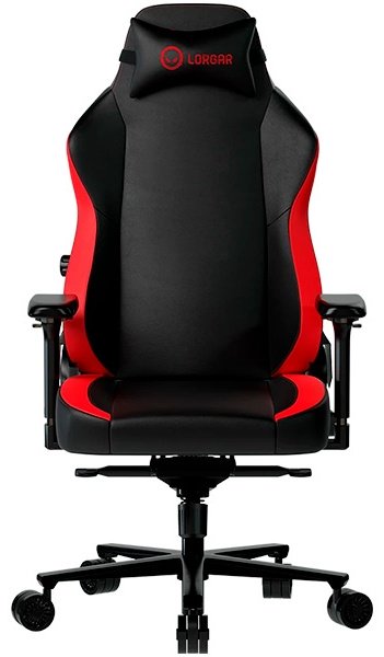 Игровое кресло Lorgar Embrace 533, черный, красный