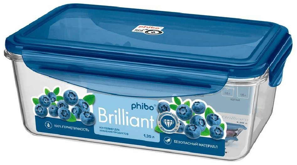 Phibo контейнер Brilliant 431199417 1 шт, тритан купить,NaN