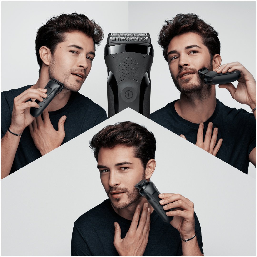 Электробритва Braun Series 3 300BT сеточная от сети / аккумулятора купить,0