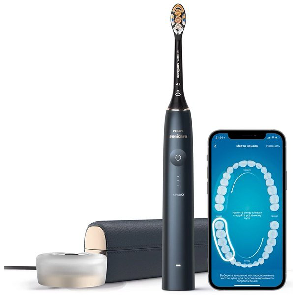Электрическая щетка Philips звуковая Sonicare HX9992/12 черный купить,NaN