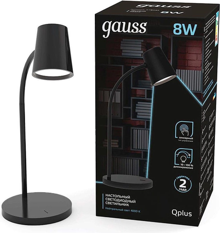Настольная лампа Gauss GTL603 LED, 8 Вт, пластик купить,NaN