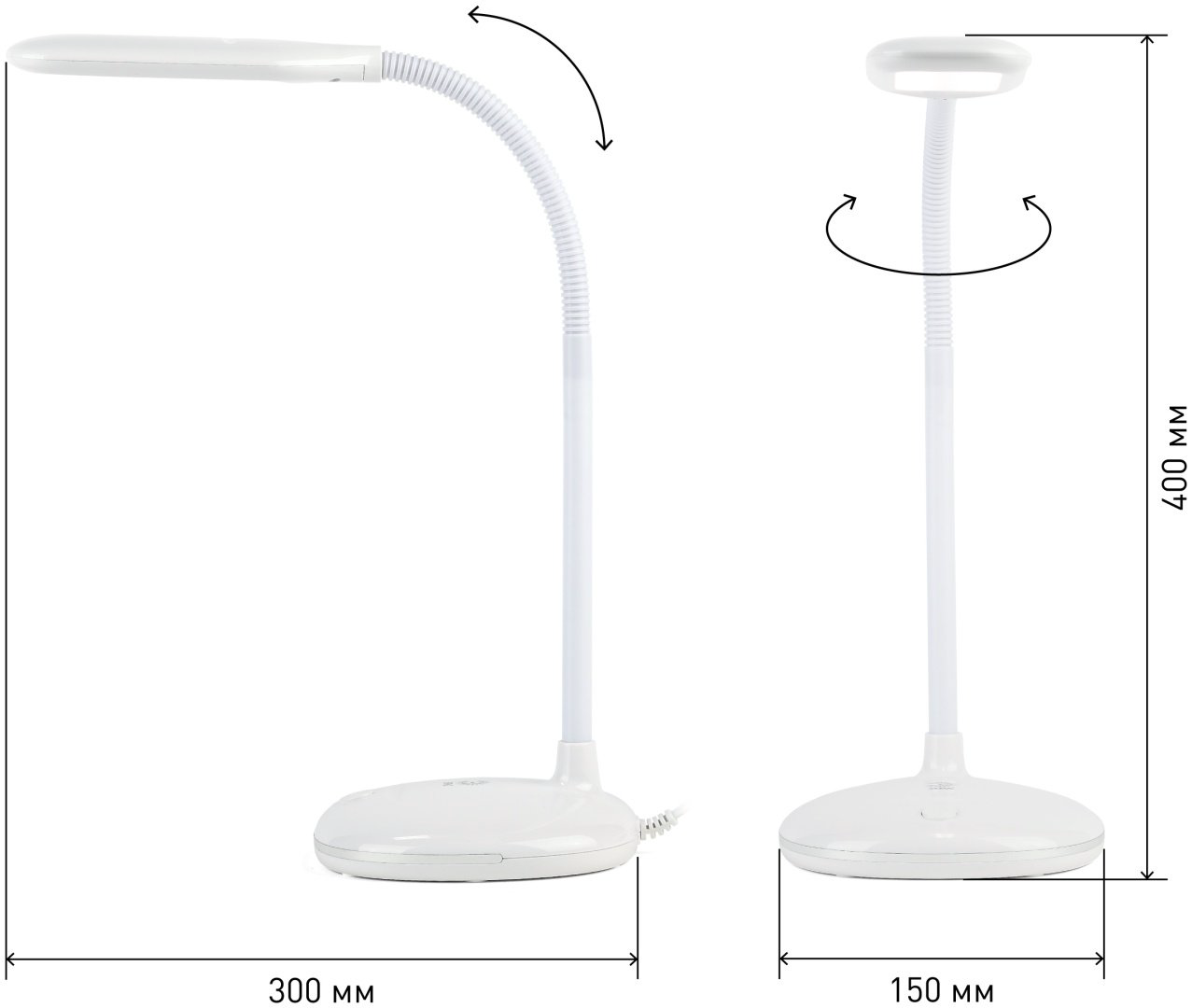 Настольная лампа ЭРА NLED-477-8W-W LED, 8 Вт, пластик - ForteMarket Настольная лампа ЭРА NLED-477-8W-W LED, 8 Вт, пластик купить,14990