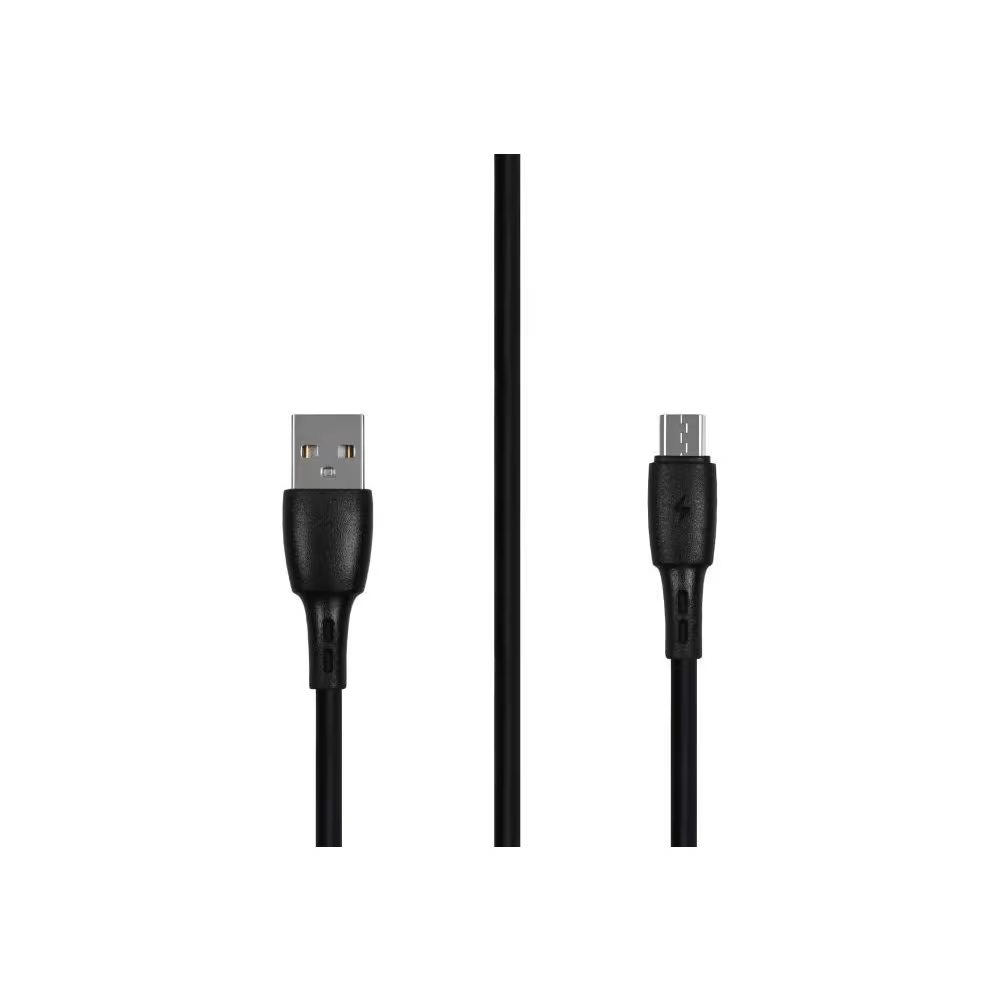 Кабель Carmega USB-microUSB CAR-C-MIC1M-BK 1м черный купить,1990