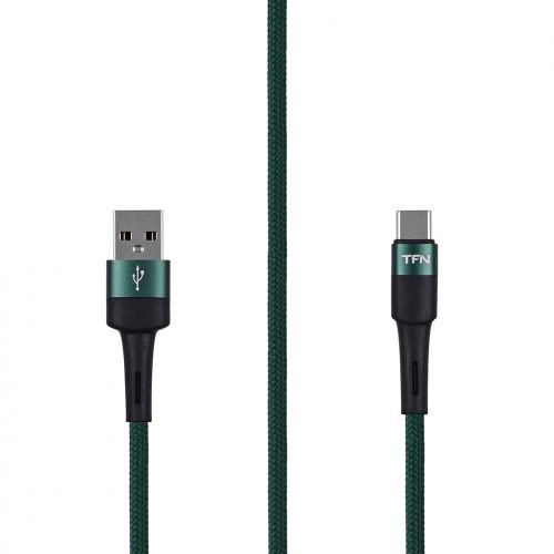 Кабель TFN USB - Type-C TFN-C-ENV-AC1MGRN 1.2м зеленый