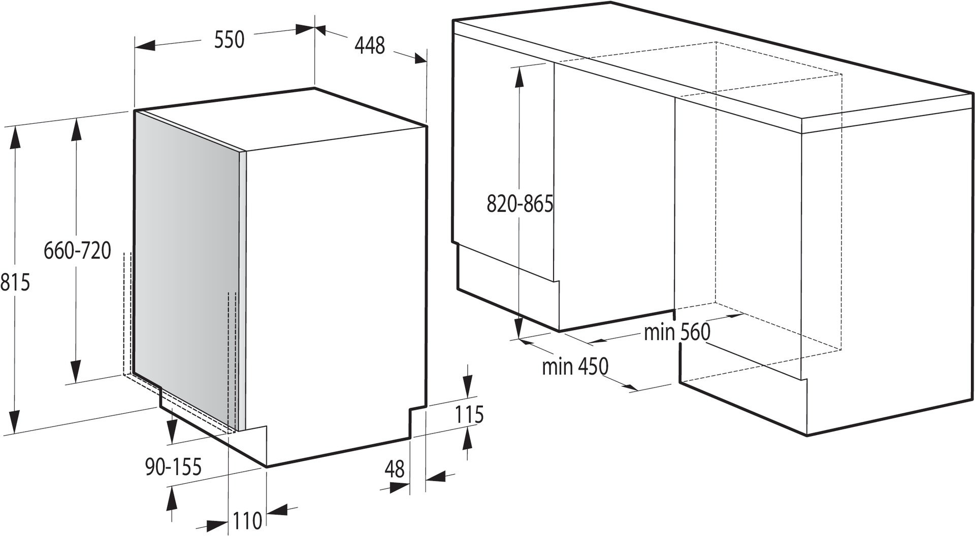 Посудомоечная машина Gorenje GV572D10 белый купить,NaN