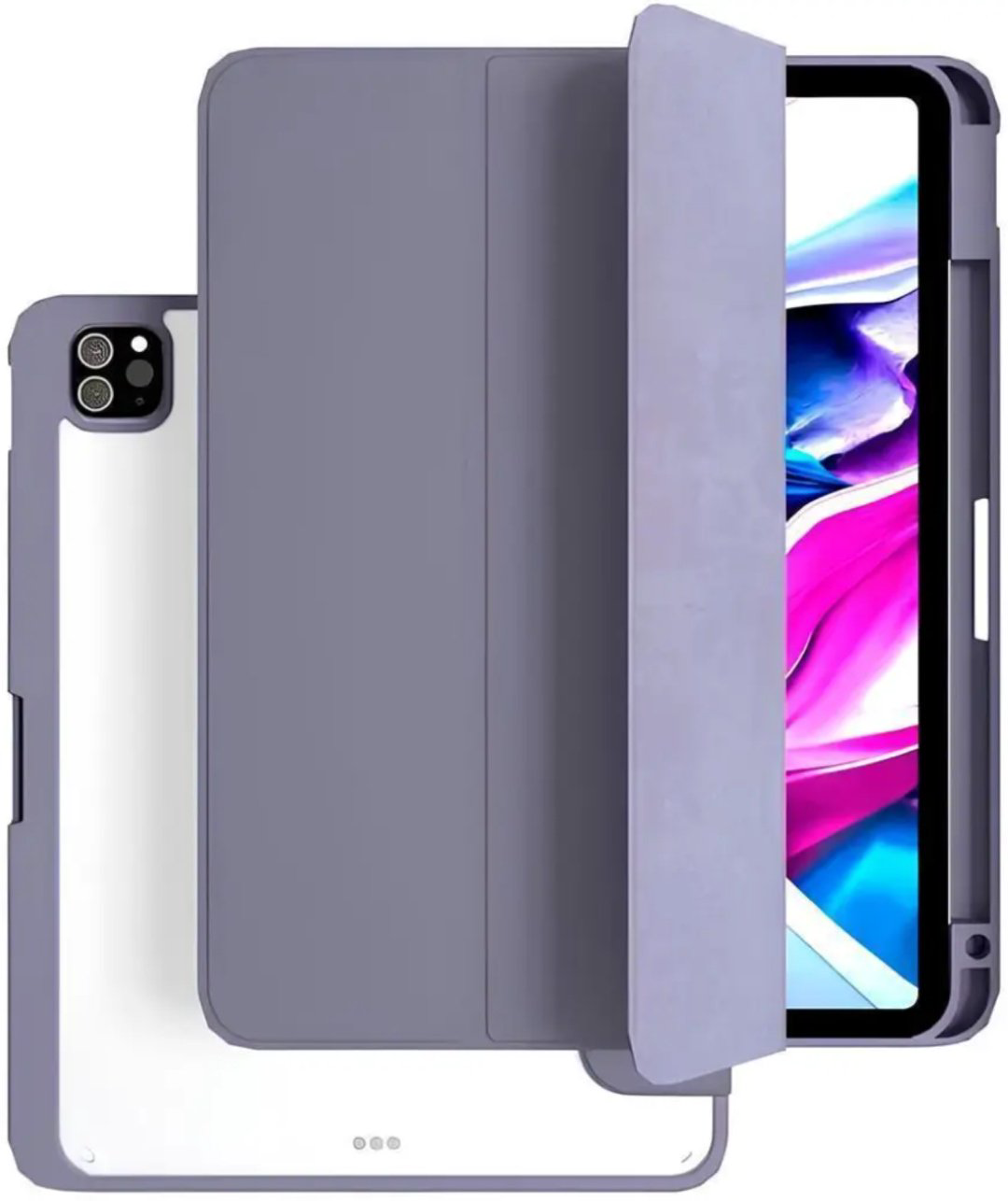 Чехол VLP для Apple iPad Pro 13 (2024) 13 дюйм фиолетовый купить,NaN