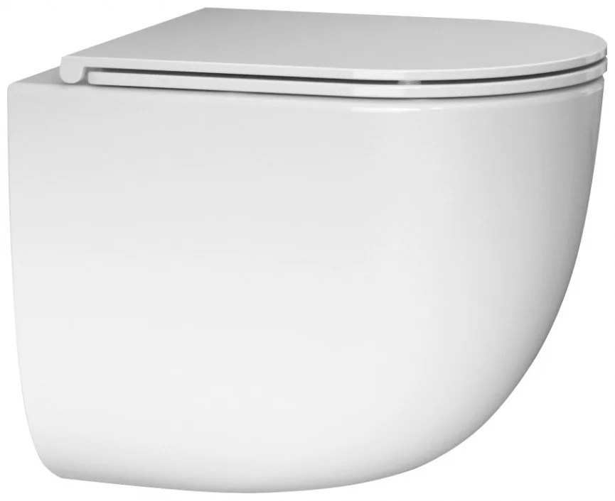 Унитаз Abber Bequem AC1132TC с инсталляцией AC0105 и кнопкой AC0120MW белая матовая