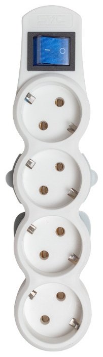 Сетевой фильтр SVC ZP4S-18M 1.8 м купить,0